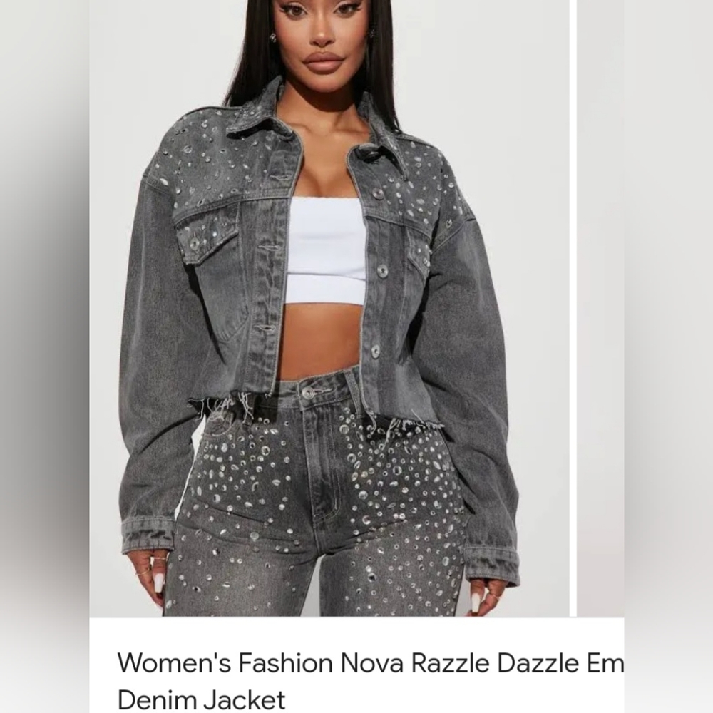Embellished jacket nwt - Picture 2 of 2